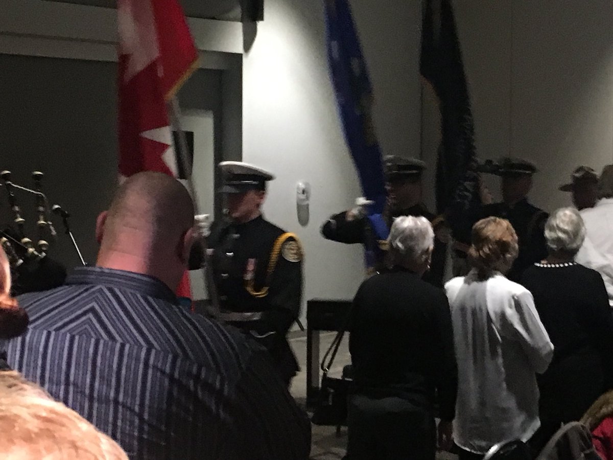 FMFA2494's tweet photo. @FMFA2494 and Honor Guard at the inauguration of #RMWB Mayor @DonaldKScott and Council. #ymm #ymmvote https://t.co/wb32voc9La