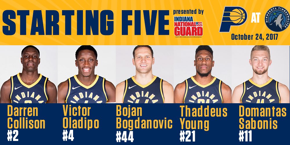 indiana pacers starting 5