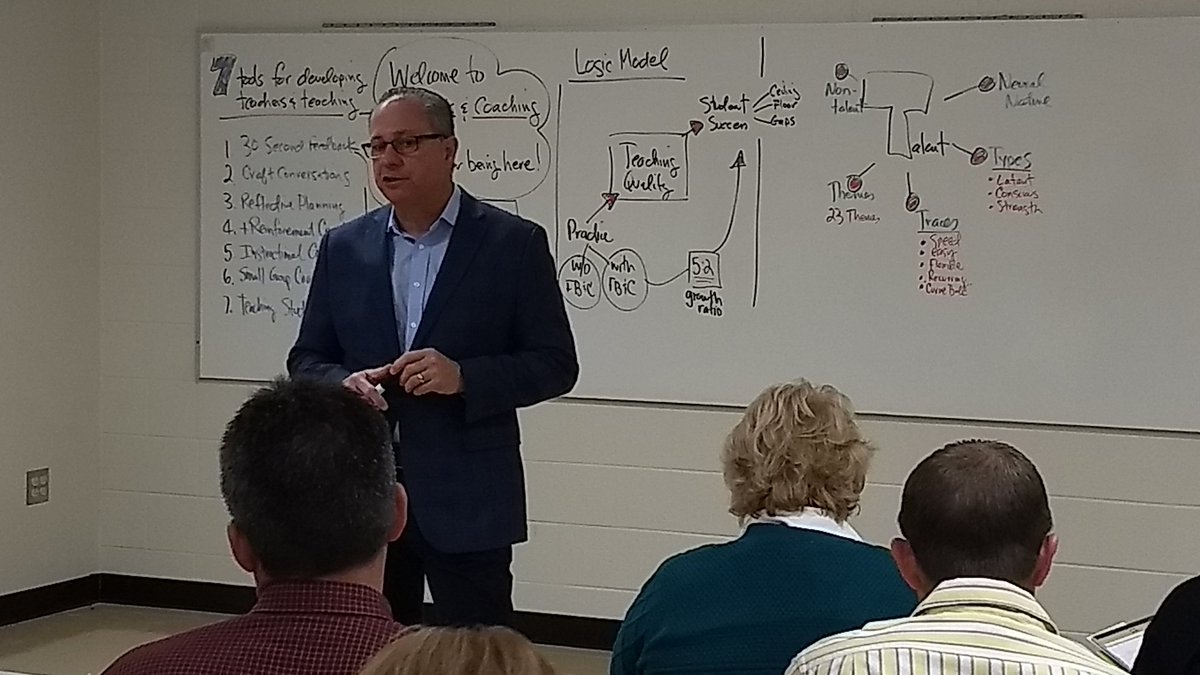 TomToolbox's tweet photo. Amazing day with CTE principals and @RLGMike learning skilled observation and 30 sec. feedback. Thanks @RLGMike https://t.co/TSKNapTwQ4