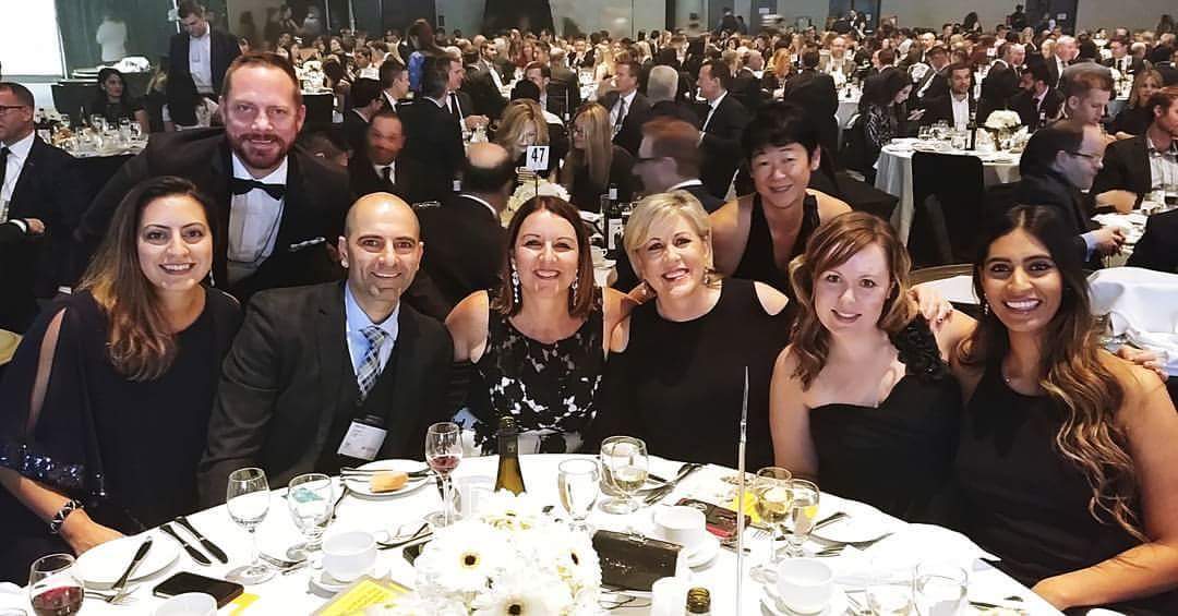 Our team is glam tonight for #EOYOntario. So proud to celebrate #entrepreneurs with everyone!