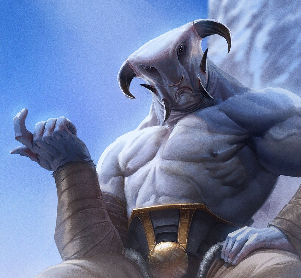izzymedrano's tweet photo. What's that you say? You want a taste? I can accommodate. Djinn Monk CU #mtgart #mtg #ILLUSTRATION #grumpycat #datnecktho @wizards_magic https://t.co/yDsdr50Z2U