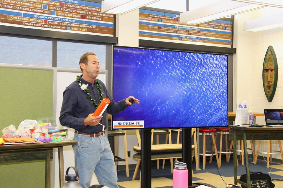 SeeRescue's tweet photo. Great to be back at the University of Hawaii with the gung-ho entrepeneurs of PACE! #SeeRescueStreamer #HardcoreInventing #PACE https://t.co/saEwLaQ1IU