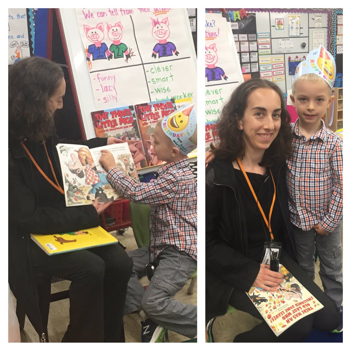 This kindy reader loved the book his mom brought so much he read it to us himself!  Impressed his friends in Room 4! #kip109 #engage109