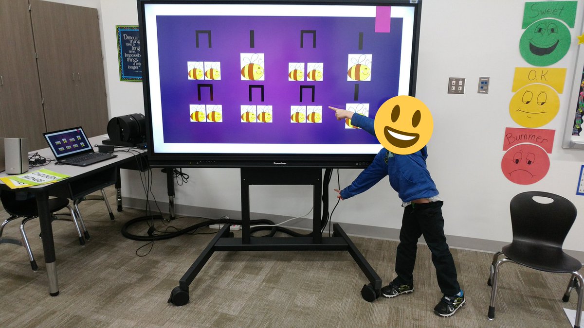 HooverMusic17's tweet photo. So proud of this #BeAHooverHero. He made my day discovering ti-ti looks just like the base of our promethean board! https://t.co/4GJQY3dhvo