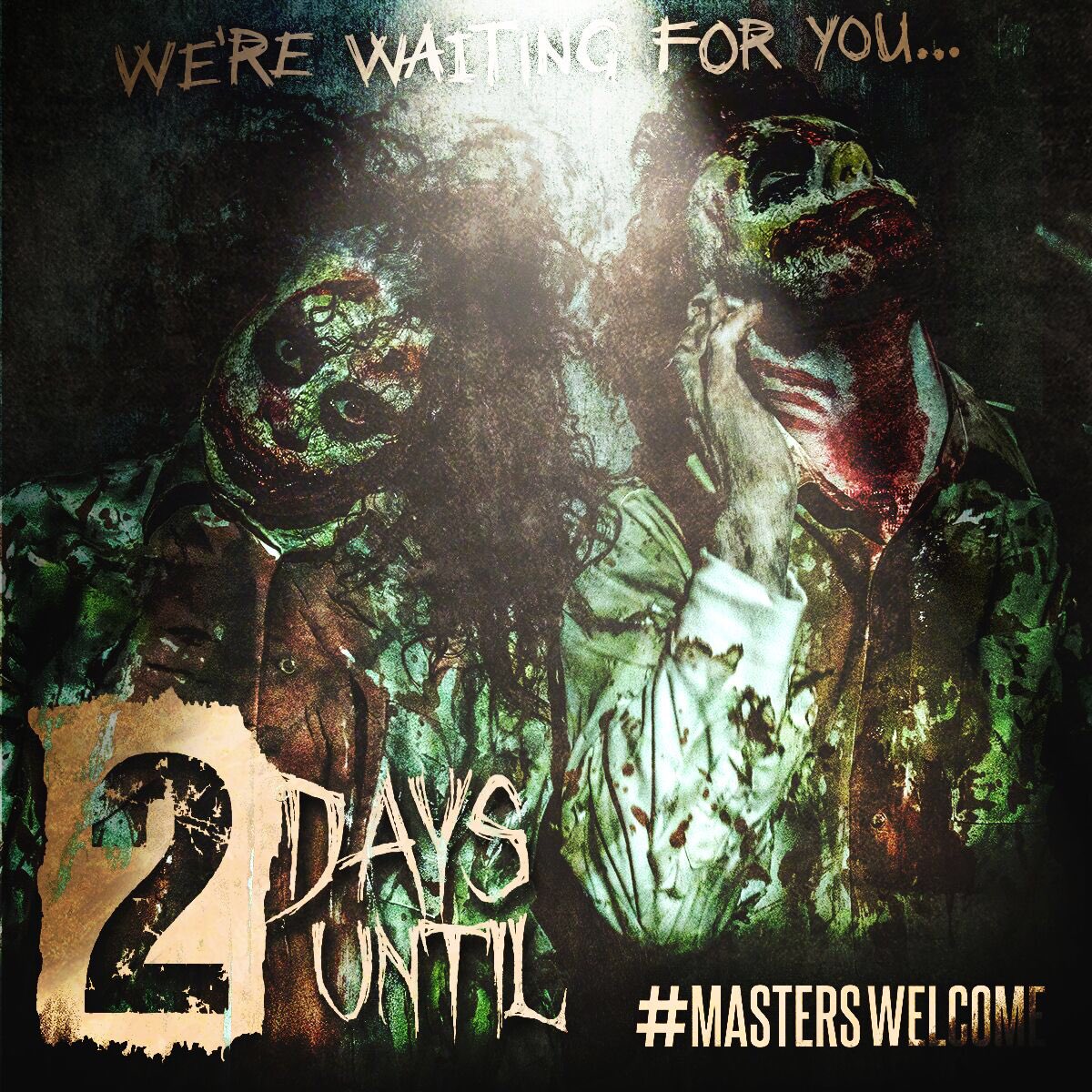 masterswelcome's tweet photo. #2DaysUntil #MastersWelcome
__________________________
October 26. 27. 28 at 7pm 
October 29 at 10am &amp; 7pm

https://t.co/XJyV5UBqXb https://t.co/sRaRA4S78g
