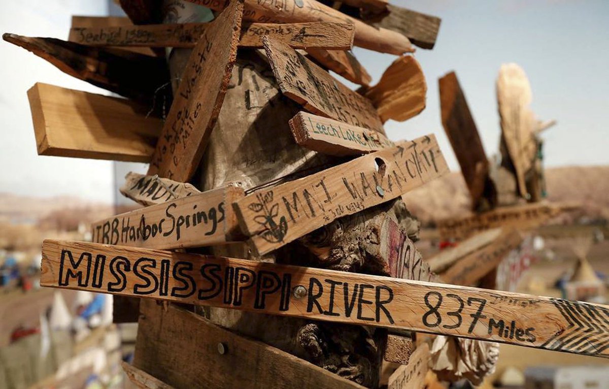 SmithsonianNMAI's tweet photo. New on #SmithsonianVoices: A powerful symbol of American Indian protest goes on display at the museum in Washington: https://t.co/Aq9vaphQ38 https://t.co/IuPwRF9ono