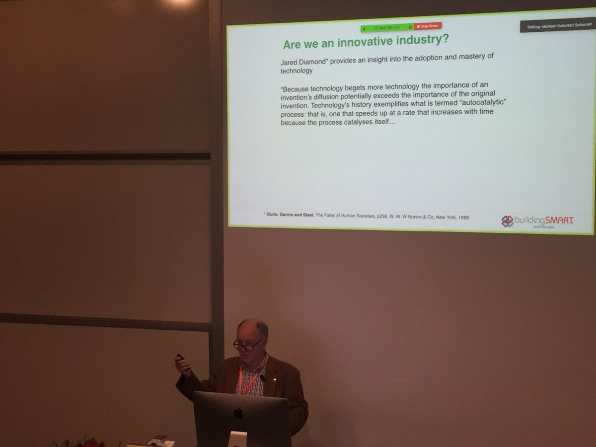 Jo_Geoscape's tweet photo. At the AIG BIM/GIS integration workshop @3DAustralia2017. Interesting questions in the keynote by John Mitchell of @buildingSMARTOz https://t.co/CG0ErwKNpg