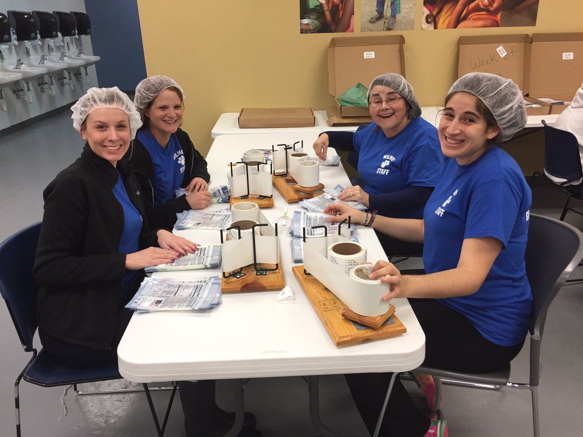 #wilmot109 #engage109 Wilmot staff gives back packing food @ Feed My Starving Children.  We helped to feed 39 children for a year! Go Wilmot