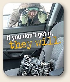 SanMateoPD's tweet photo. "I'm just gonna run inside. It'll only take a sec." Well, it only takes seconds to become a victim of an auto burglary. Take it with you! https://t.co/fVXJ1LrHjA