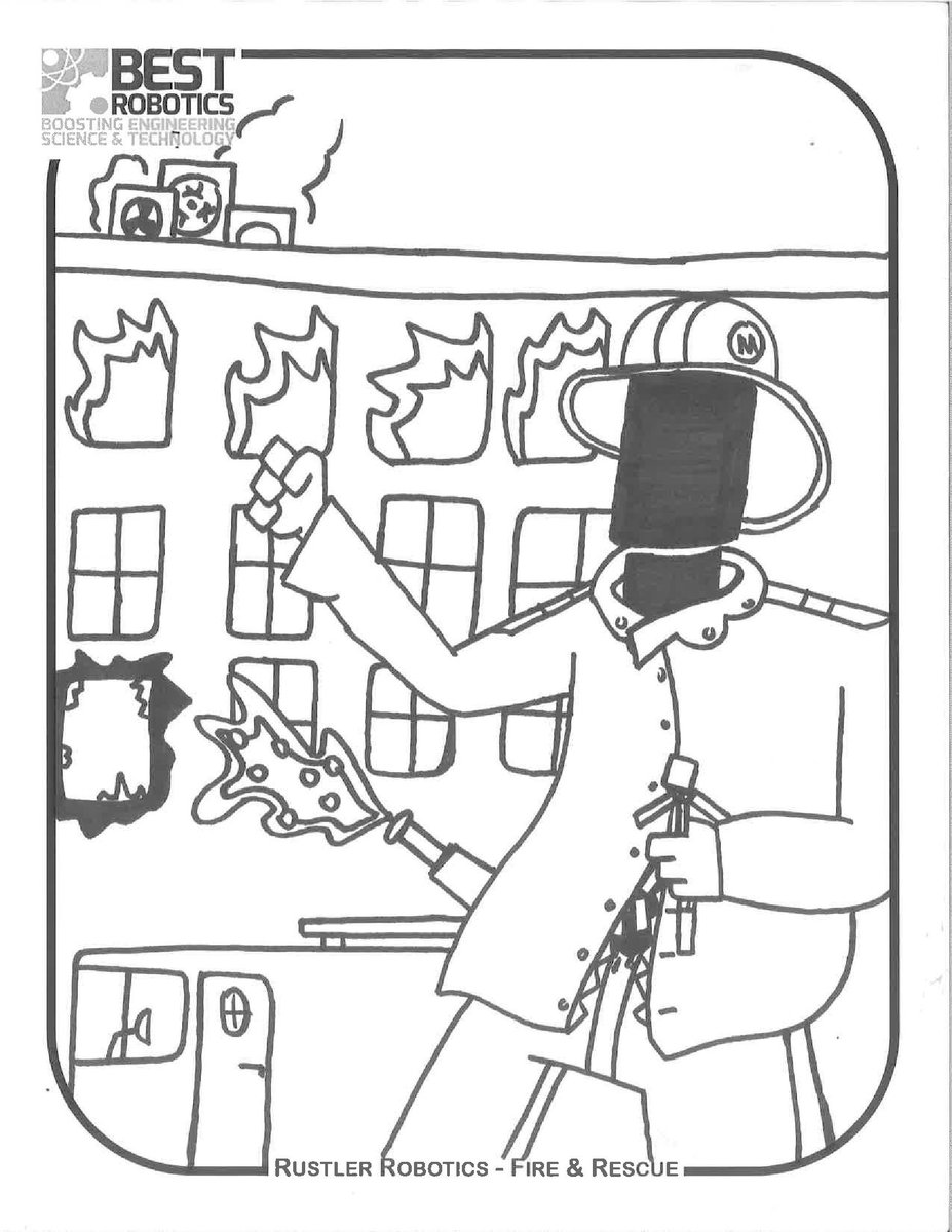 RustlerRobotics's tweet image. Proud to have an amazing artist on our team creating our logo, coloring pages, and more.