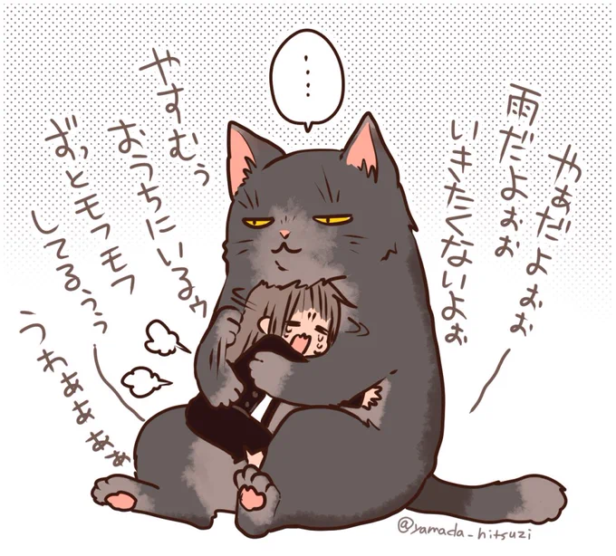 ダメな人間を宥めながら、また洗濯物たまるなあ…などと考えている水仕事もへっちゃらなデキる猫(♂5歳) 
