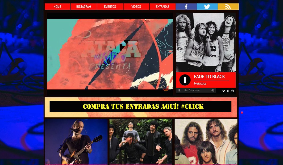 AtacaLaRadio's tweet photo. La mejor música cuando estás en tu computador, ingresa en https://t.co/PSzlnTccHv https://t.co/MqDQAmifMi