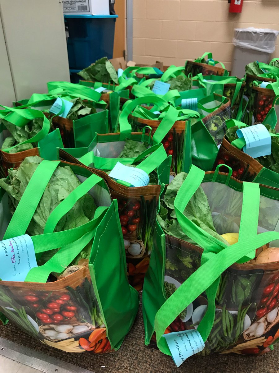 PHSOCP's tweet photo. Today, we were hard at work making produce baskets...one of our many school-based businesses. #PanthersAtWork https://t.co/bfxz9osXP5