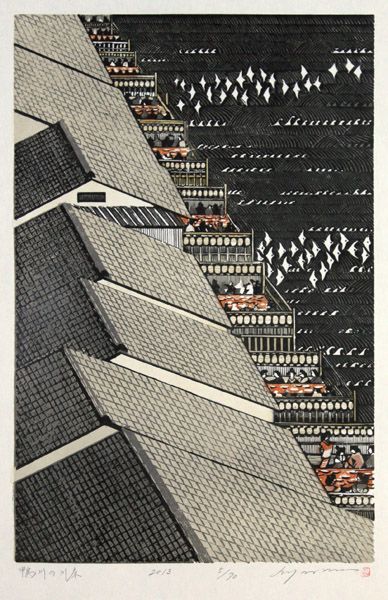 巨匠作家希少版画作品! マリノ・マリー二 版画 「ritratto,1942