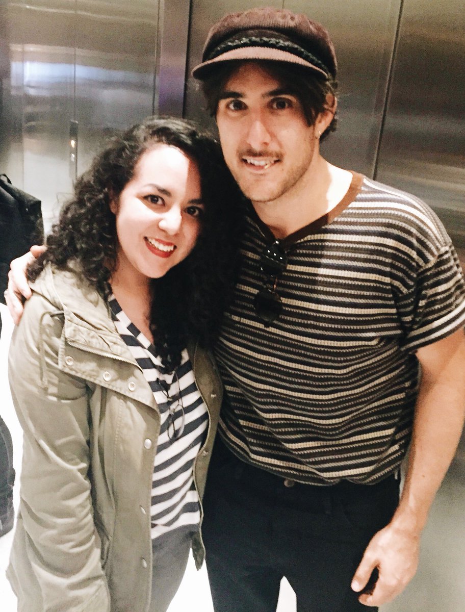 itsaleeb's tweet photo. .@zacfarro signing my & my bff's AL was def the highlight of my weekend #gettingintrouble 💙 we forgot to say that we love scooby & Halfnoise https://t.co/9YBSDvtWO0
