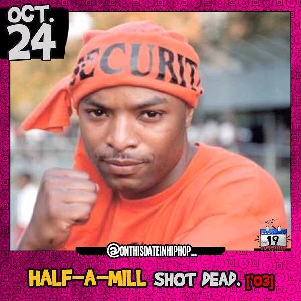TeamOTDIHH's tweet photo. #OnThisDateInHipHop, Jasun #HalfAMill Wardlaw was found shot dead in the #AlbanyProjects in #Brooklyn. Man, this n… https://t.co/gEanIqnt7a https://t.co/wfg0HQtNrs