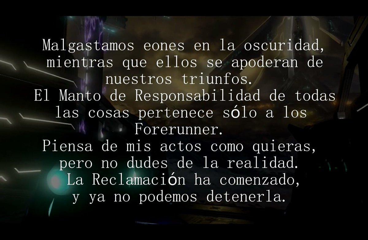 AlexysMorales10's tweet photo. De mis frases favoritas β€οΈ @Halo #Halo4 #katarn https://t.co/L78AKipx36