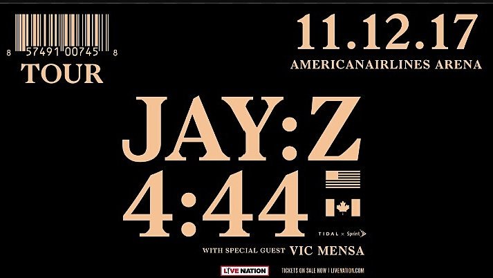 Dahaps's tweet image. JAY-Z - 4:44 Tour Sun 11/12 @8pm American Airlines Arena, Miami,FL! 
ARE YOU READY? 
GET YOUR TIX NOW:

www1.ticketmaster.com/jayz-444-tour-…
