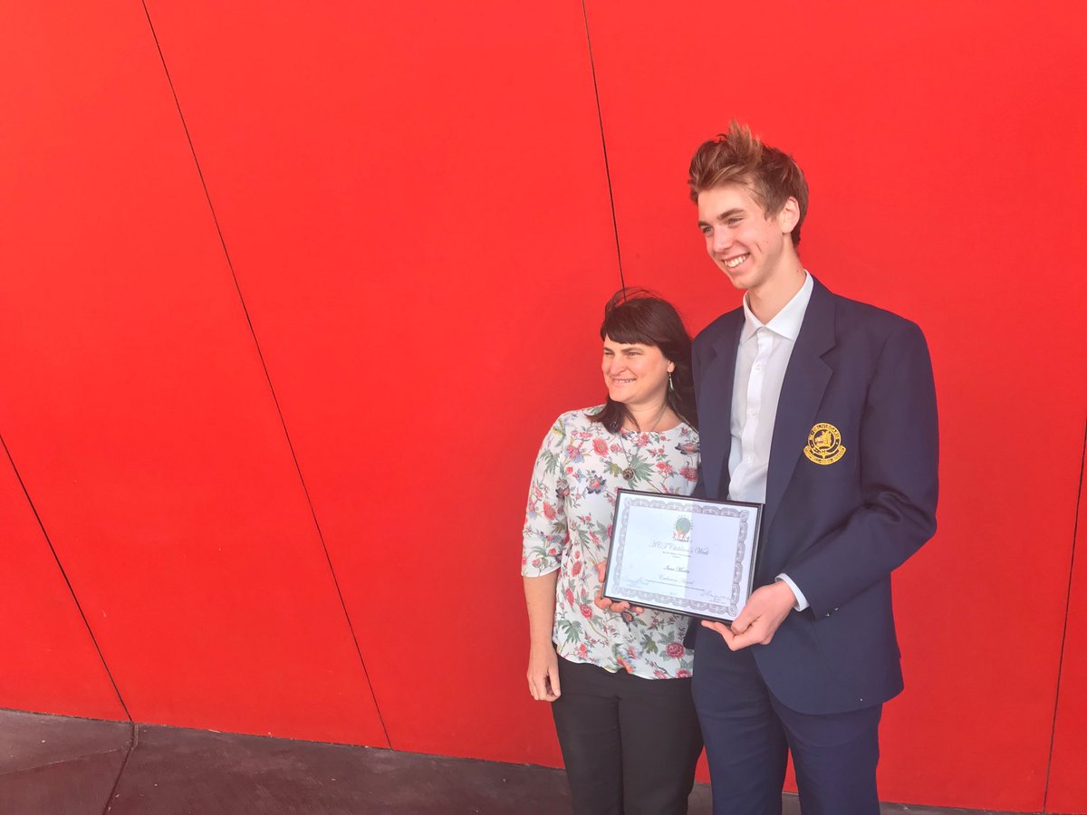 campbell_high's tweet photo. Congratulations Isaac on your Endeavour Award ! @ACTEducation #proudmum #proudprincipal https://t.co/RwuH04s3sc
