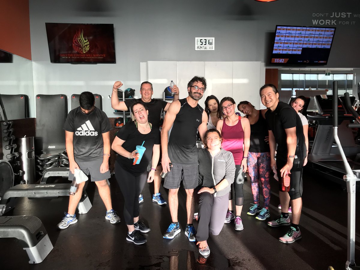 OTFRichmondHill's tweet image. Day 1️⃣ of hell week complete! A few dozen burpees won’t scare our crew off! #OTFHellWeek