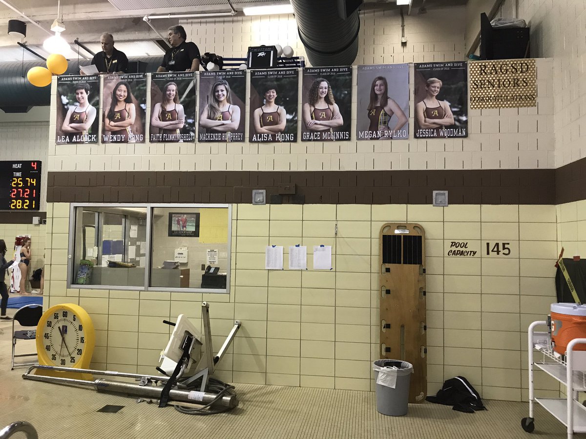 AHSHighlanders's tweet photo. Happy Senior night to our amazing senior Swim and Dive lady Highlanders! We will miss you! #AHSHighlanders https://t.co/wythbYmHqY