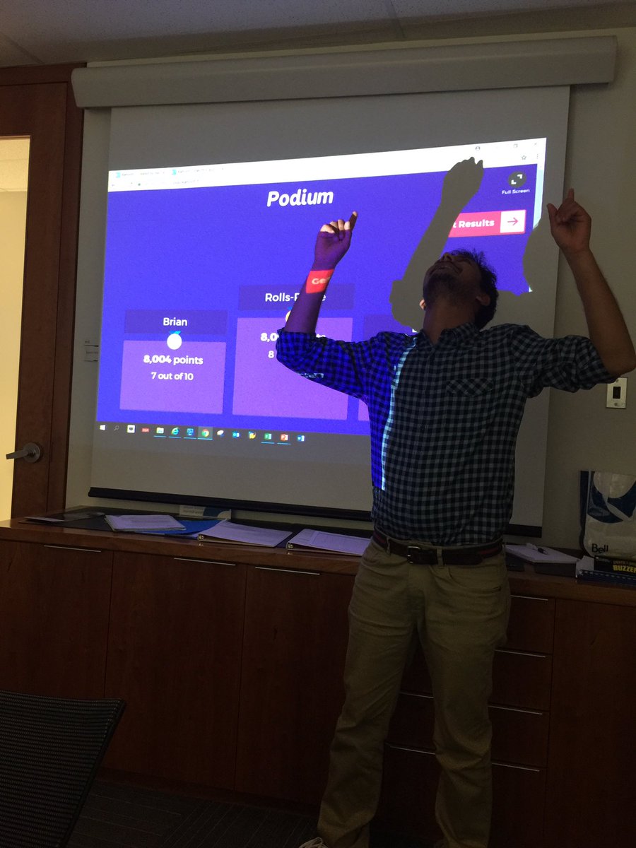 MissJanineM's tweet photo. Royce just rubbing in his wins at the Ops training! @SY_Roadtrip https://t.co/sEvZRsbutL