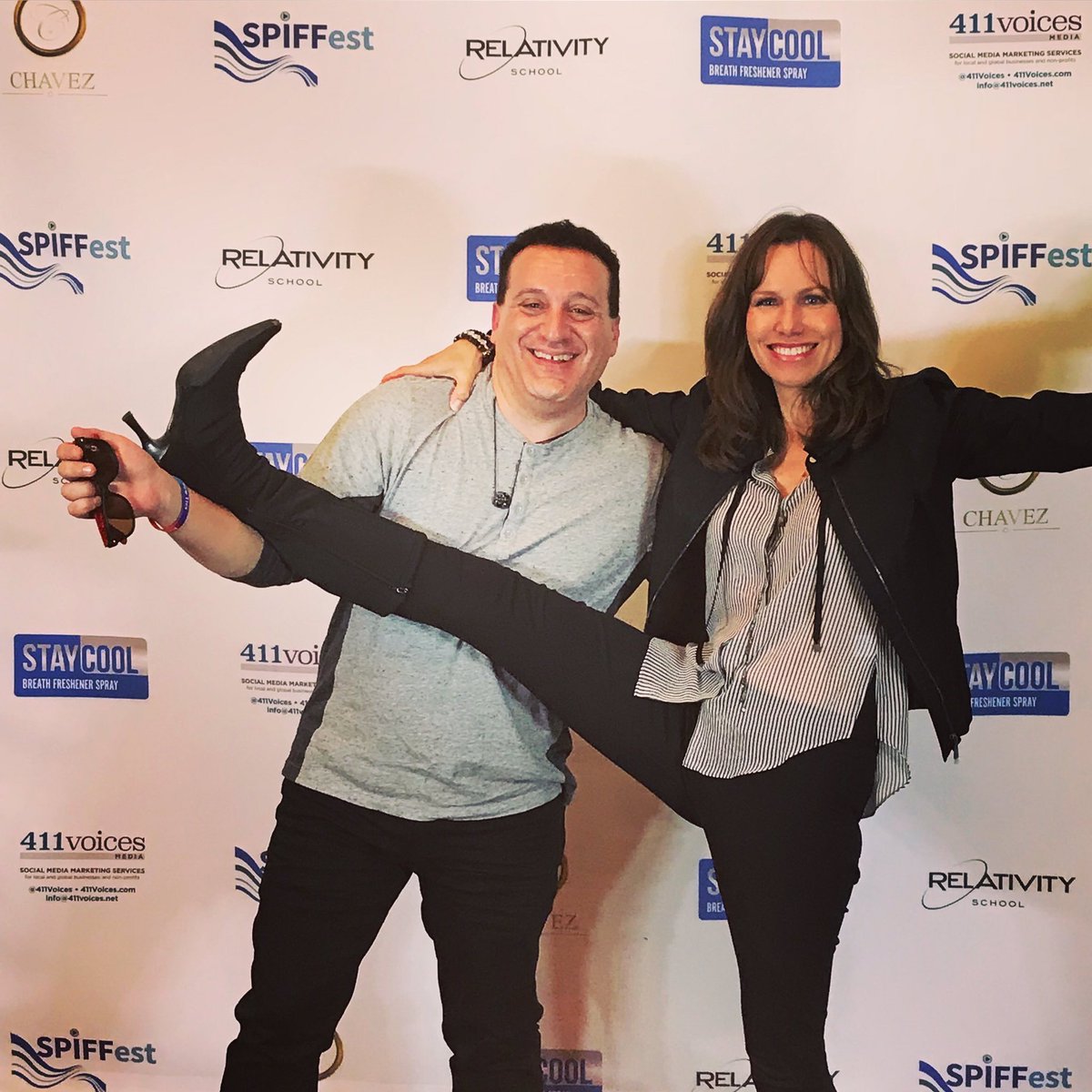 tommy_geraci_'s tweet photo. #RedCarpet shenanigans w/@jordanroberts8 #SPIFFest2017 #STAYCOOL_USA #pappysseafood #film #filmmaking #filmfest @staycoolusa #funwithfilm https://t.co/IcKgSn06oR