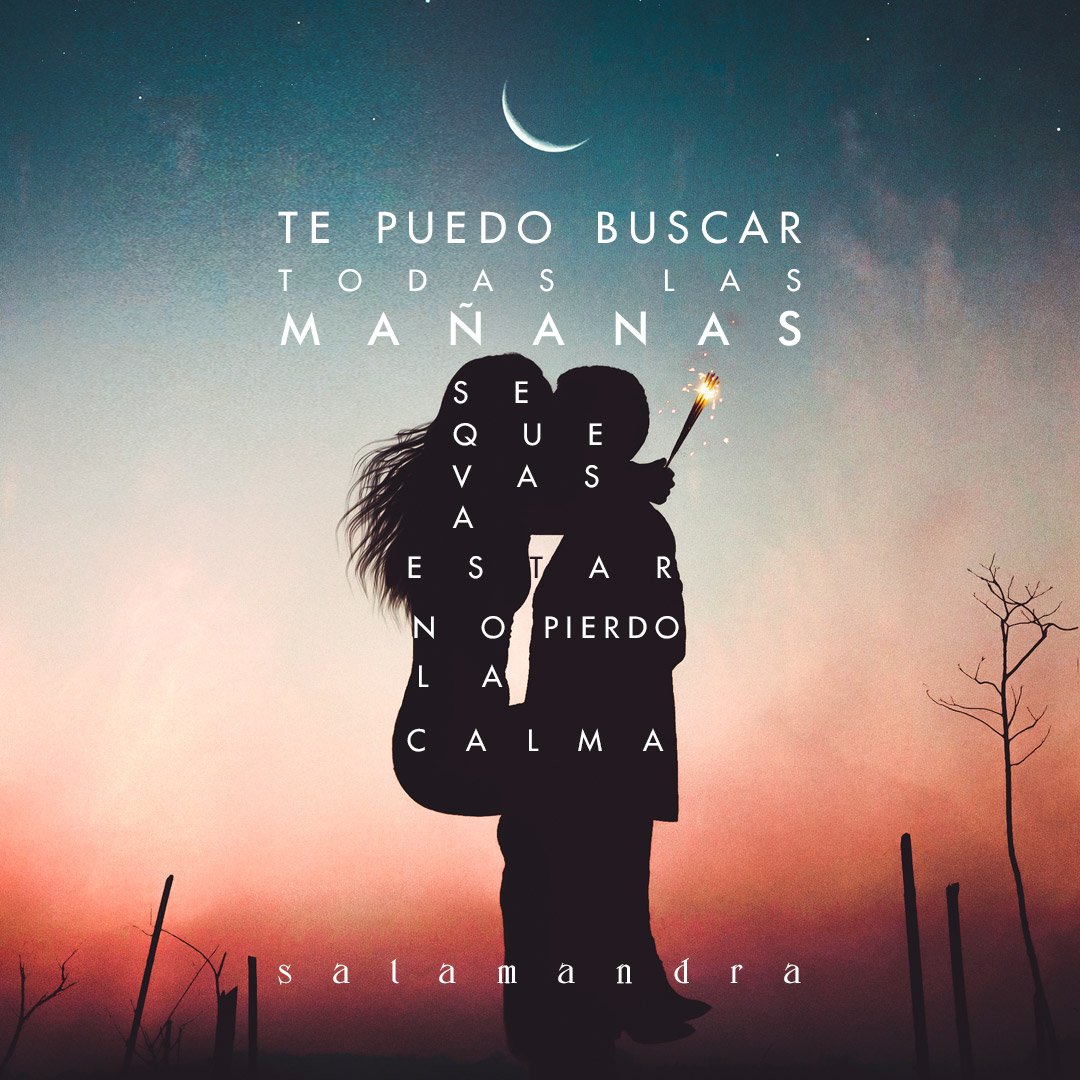 salamandrapy's tweet photo. Te puedo buscar todas las mañanas... Se que vas a estar no pierdo la calma https://t.co/3uNgA3gz6J https://t.co/6y8A6BjBsr