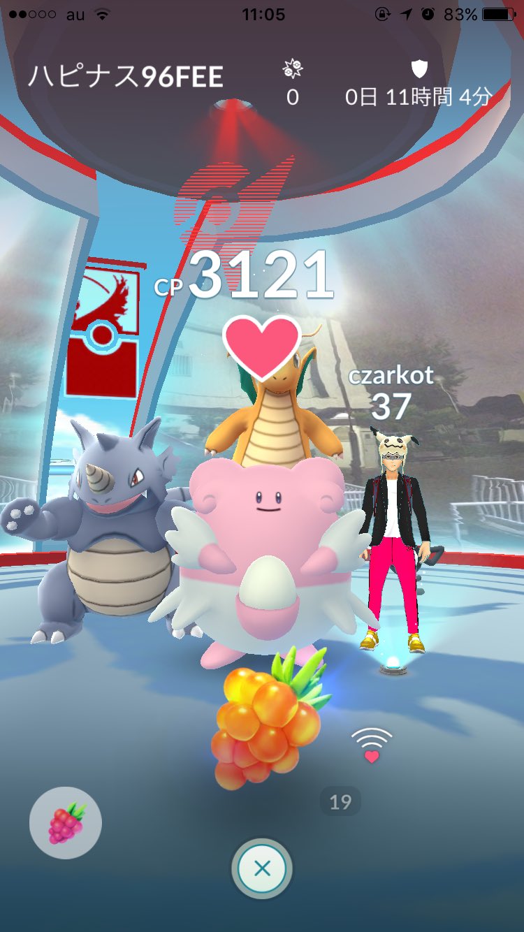 Yuma バチバチが見えないジムの金ズリ防衛は難しいw うかうかしてると落とされてしまいます このジムも金バッジにすべく最近はしぶとく居座っております ポケモンgo T Co Kqreb3pmew Twitter