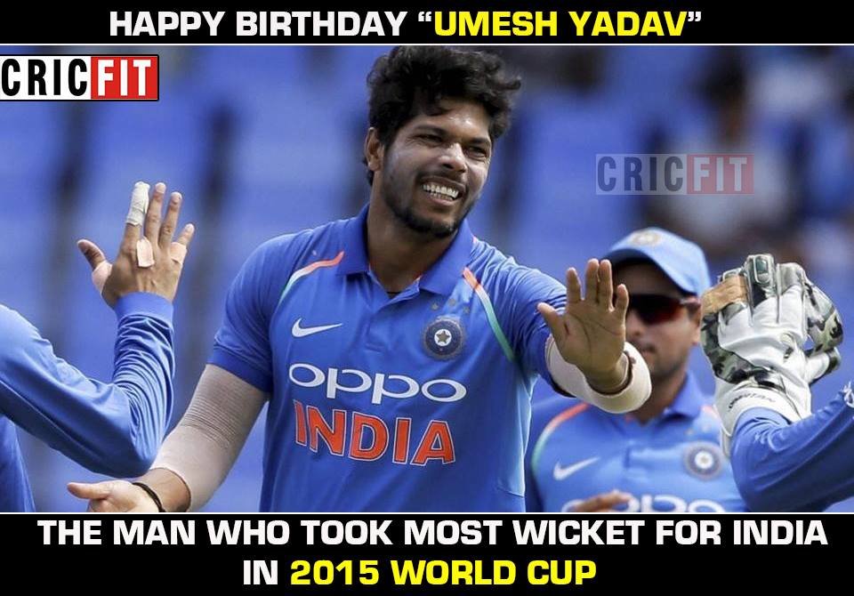 Happy Birthday Umesh Yadav 