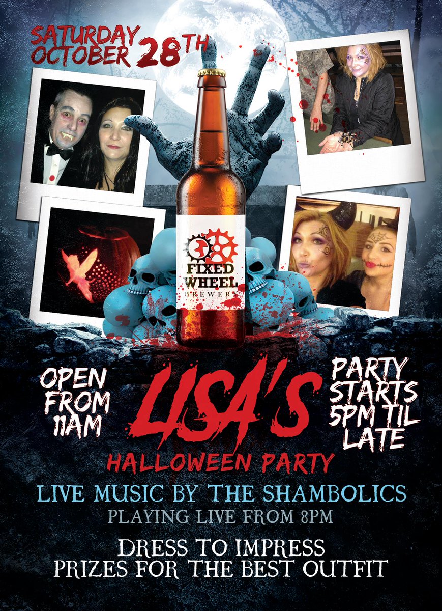 This Saturday Peeps!! with a special beer for the Shambolic's too!!