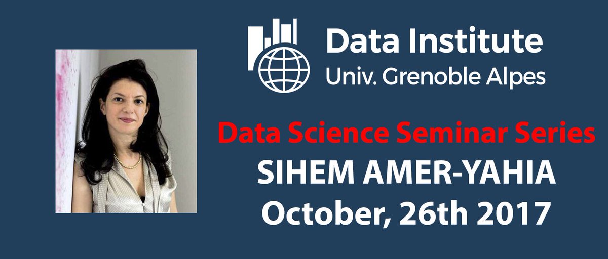 Tomorrow #datainstituteseminar : 'Toward Interactive User Data Analytics' by @sihemameryahia from @LIGLab , @ 15:30 data-institute.univ-grenoble-alpes.fr/news-and-event…