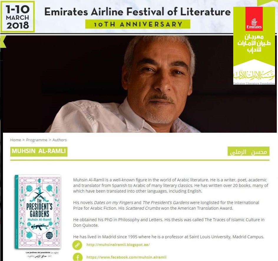 MuhsinAlRamli's tweet photo. #ELFDubai #Eafol #Dubai
https://t.co/kWnZzqXrAN
@ELFDubai
#DubaiLitFest
#emirateslitfest
#ThePresidentsGardens
#MuhsinAlRamli
#محسن_الرملي https://t.co/3bezA609nM