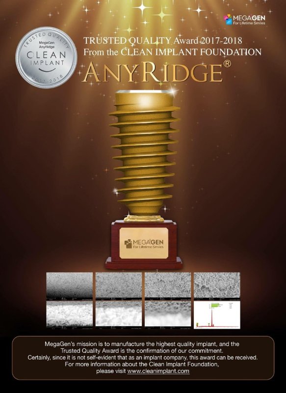 MegaGen_Benelux's tweet photo. The third "Trusted Quality 2017-2018" award was celebrated MegaGen's AnyRidge https://t.co/RyC3QH4g1Q / https://t.co/f7xpfQMqeD https://t.co/86YldDs09f