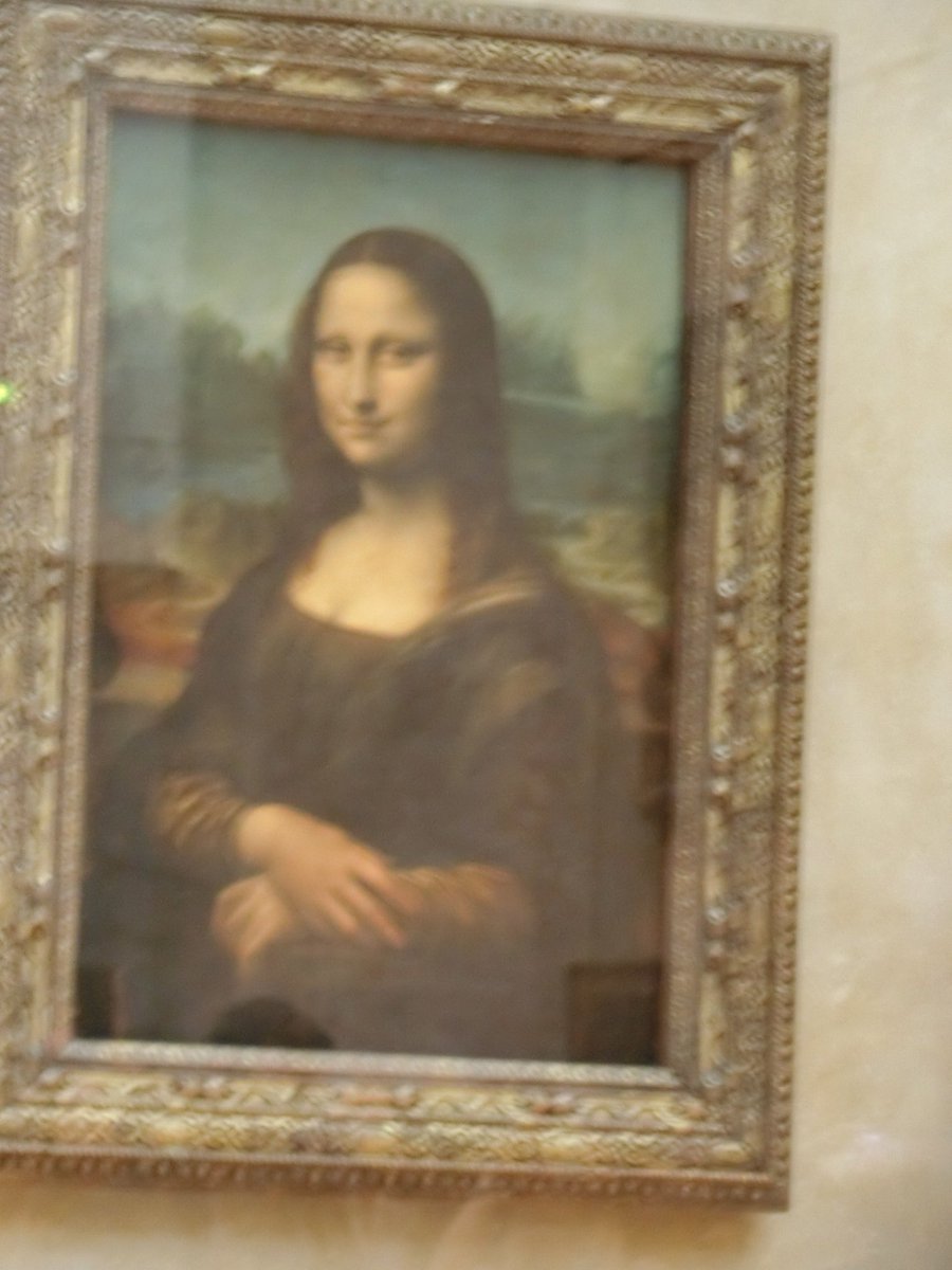 あつこ V Tvittere フランス旅行 回想記録 ルーブル美術館 モナリザは大人気 辿りつくのにひと苦労 フランス旅行 ルーブル美術館 モナリザ