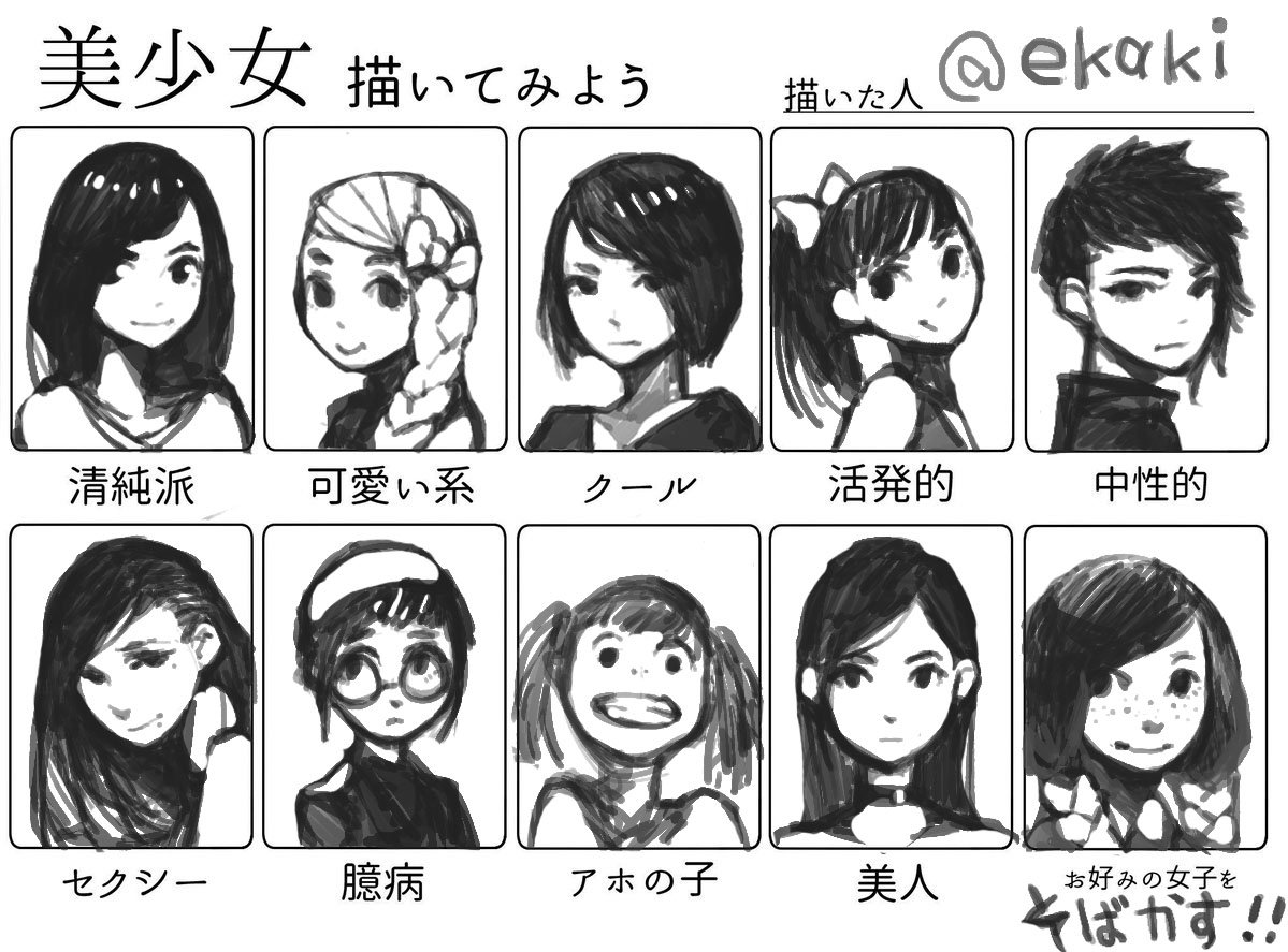 美少女描いてみよう 68ページ目 Togetter 美少女描いてみよう 68ページ目 Togetter