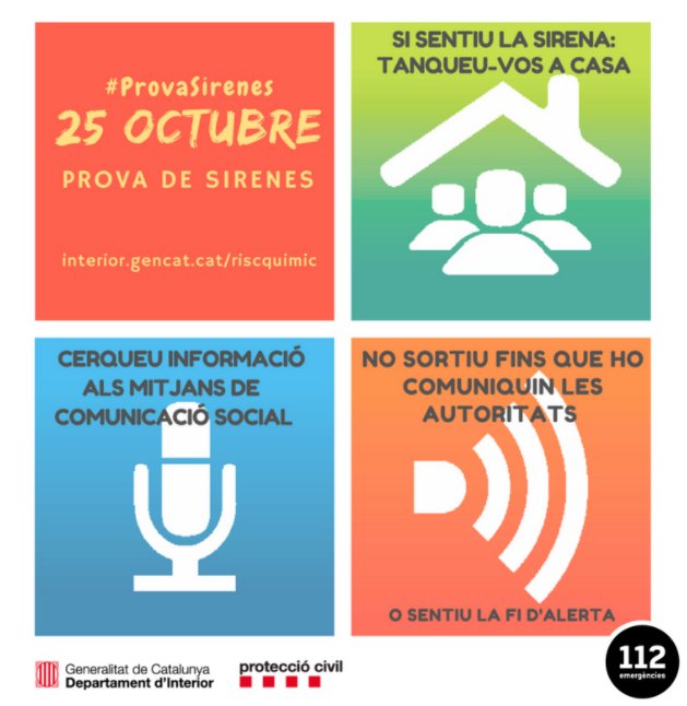 Merkapiso's tweet photo. Avui prova de Sirenes de risc químic https://t.co/23GUIATUVp https://t.co/9oasMl0J0H