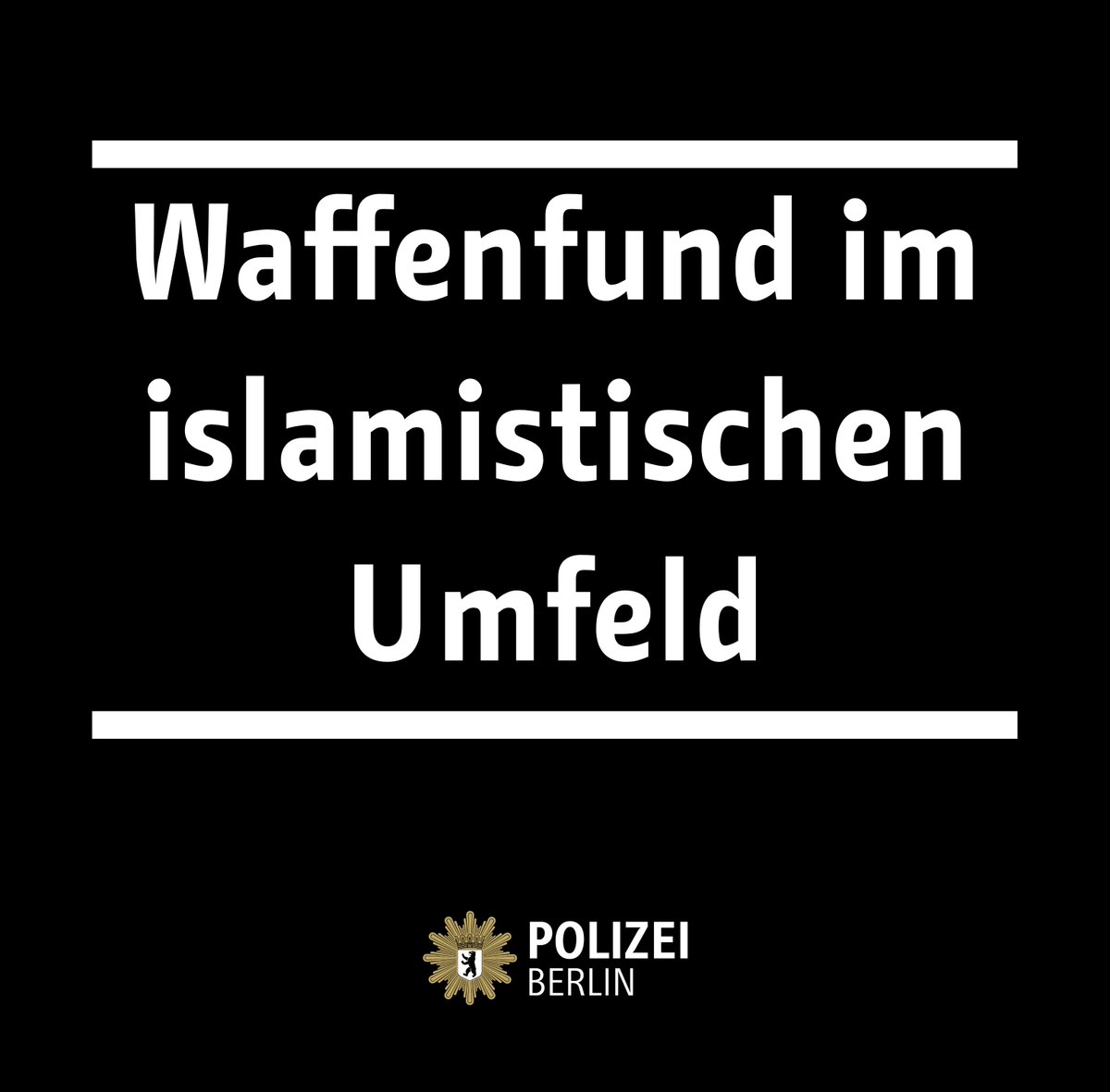 polizeiberlin's tweet photo. Waffen und Waffenteile sowie Munition beschlagnahmt - Verdächtiger soll dem islamistischen Umfeld angehören.
➡️ https://t.co/7U2ExopOrT
^tsm https://t.co/vbg4t48SiV