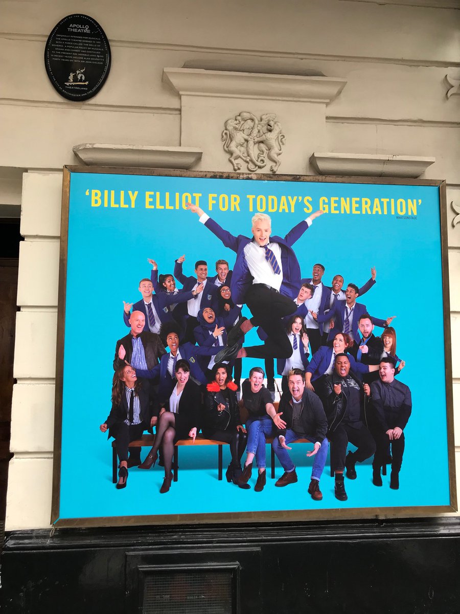 JamieMusical's tweet photo. Did you hear? They’re saying we’re ‘Billy Elliot for today’s generation’! It’s not just the Apollo Theatre that’s getting a makeover! https://t.co/N9DuQBmvcJ