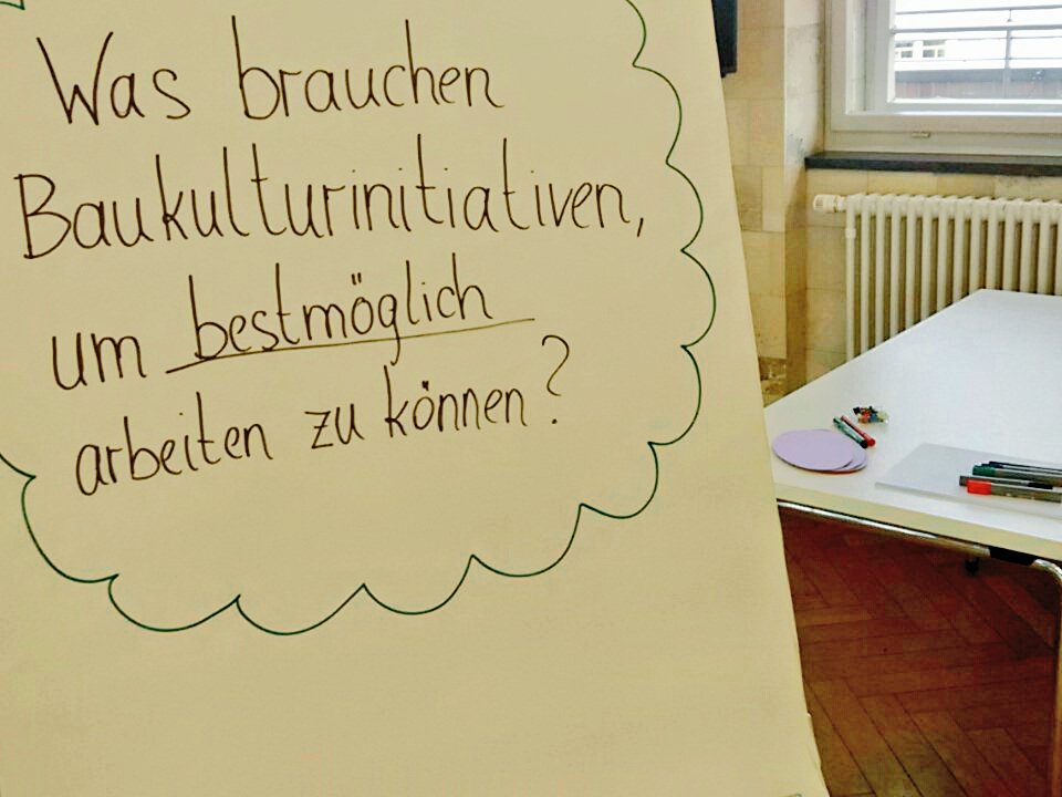 Gleich gehts los im #OpenSpace: Was brauchen Baukulturinitiativen, um am besten arbeiten zu können? Twittert mit unter #owb17leipzig