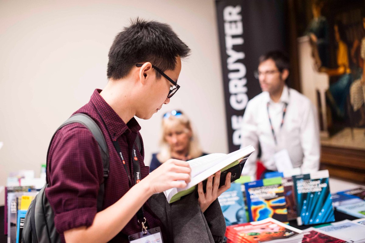 annic_nanotech's tweet photo. Thanks to @DeGruyterOpen for their presence during #ANNIC2017! Many participants were really interested in their excellent books! https://t.co/z1RE29gV9i