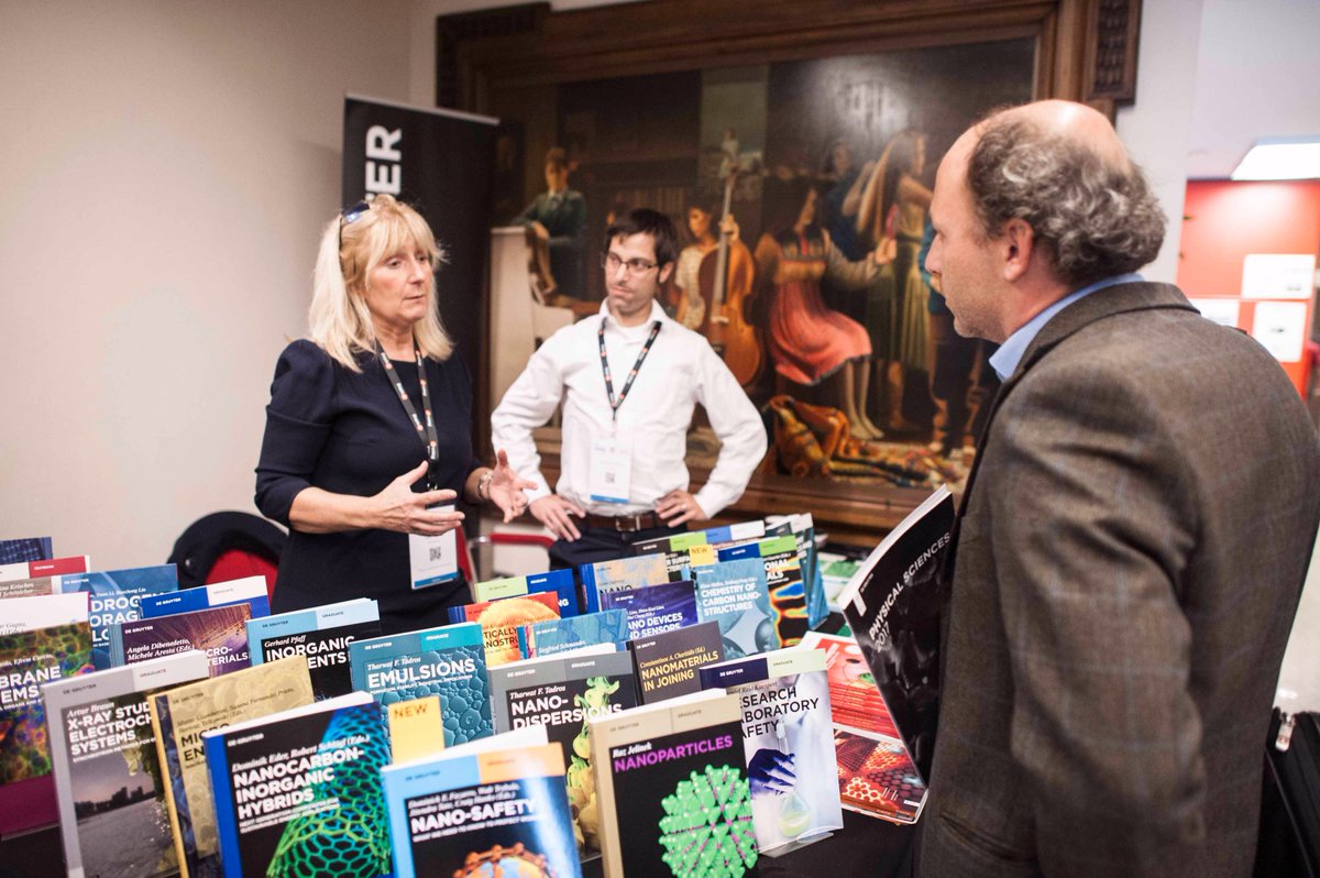 annic_nanotech's tweet photo. Thanks to @DeGruyterOpen for their presence during #ANNIC2017! Many participants were really interested in their excellent books! https://t.co/z1RE29gV9i