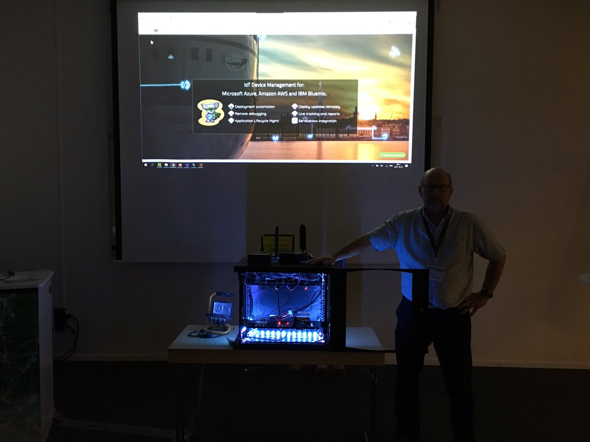wmmihaa's tweet photo. If you're at #techdays2017 and interested in #Azure #IoT come to E8 after keynote! #CoolestDemoEver https://t.co/XWJ5nAkEDL
