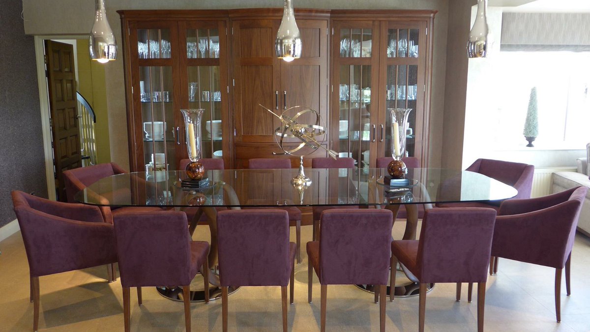 Need a place to show off your cut glass and china? Do it in style with this solid American Walnut dresser.