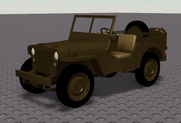 _Third448's tweet photo. Enjoy some angle shots of the Willys Jeep #Roblox #Robloxdev #Blender3d https://t.co/B7x56keOWk