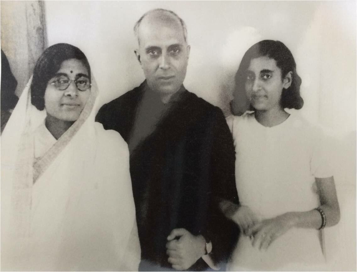 jawaharlal nehru with indira gandhi