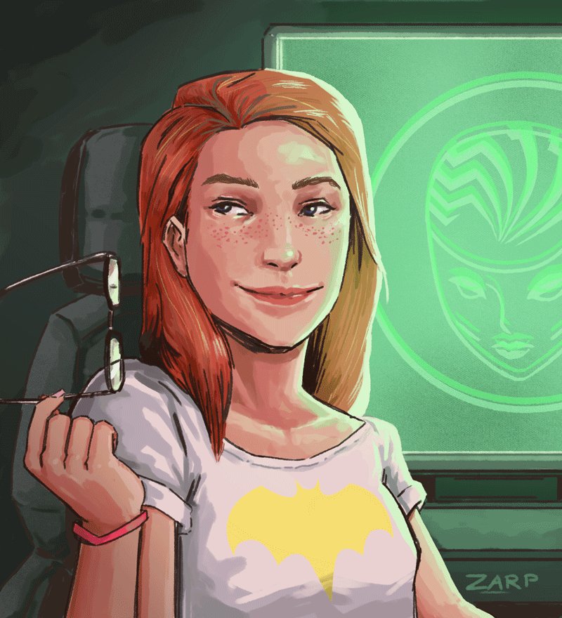 zachrabarty's tweet photo. Drawing #oracle from #DCcomics #digitalart #fanart #barbaragordon #batgirl https://t.co/CLRPRPQBuJ