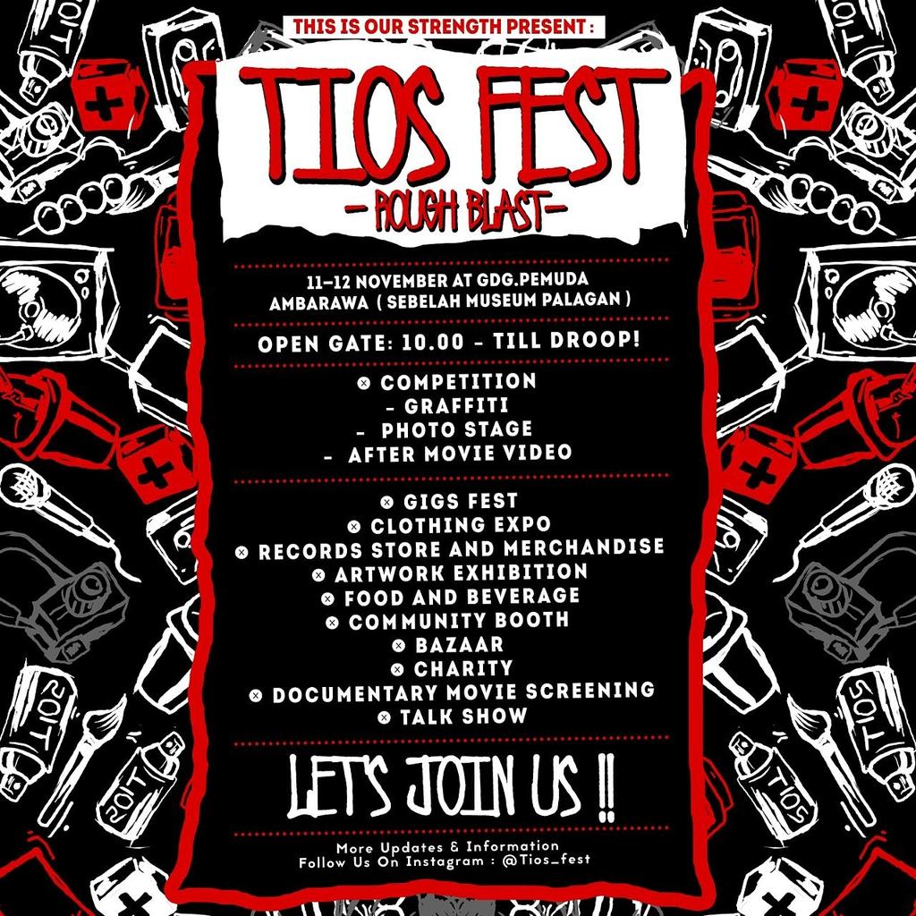 TIOS FEST | 11-12 Nov 2017 At Gedung Pemuda Ambarawa