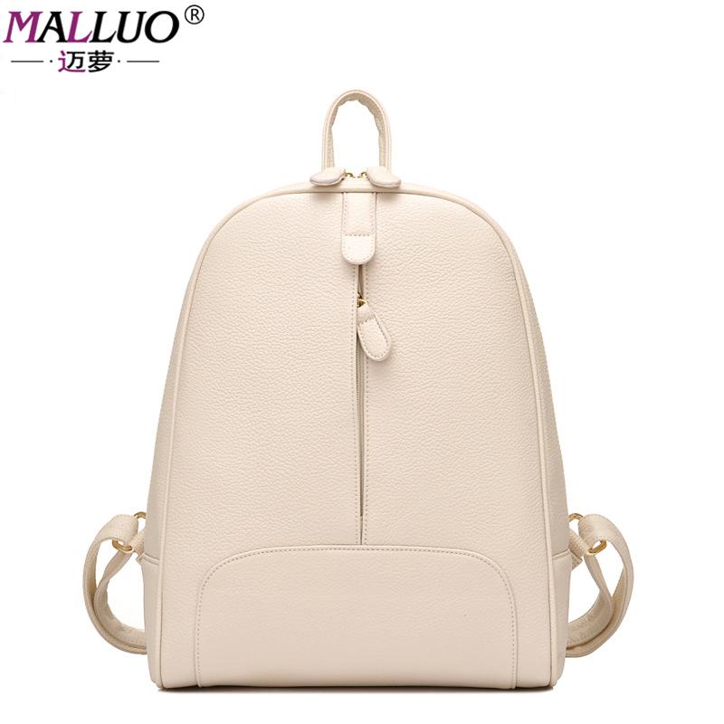 selecart's tweet photo. MALLUO Preppy Style Leather Backpack 
➤ Shop Now  https://t.co/4mhGoLW7AW https://t.co/rQSWijicgZ