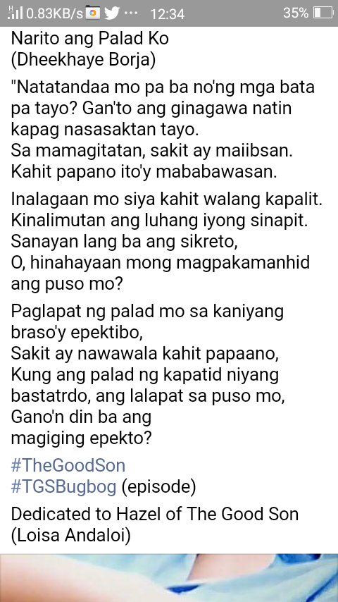 JeromeNaticsTGS's tweet photo. #TGSSundan
"Narito ang Palad Ko" #TGSBugbog episode
@iamAndalioLoisa
@DailyLoisa
@JEROMEfinities
@JeromeAsEnzo
@JFinitiesILOILO https://t.co/jXeYaN6nyS